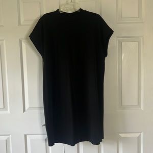 Eileen fisher, mock neck, short sleeve dress